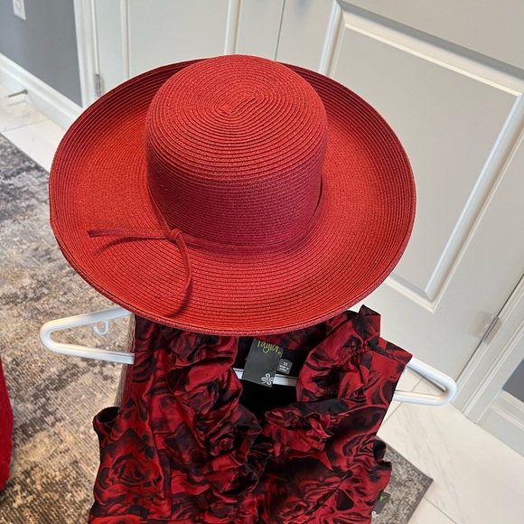 SAN DIEGOHAT CO muted red Kentucky Derby hat 🎩 hat only - Picture 12 of 13
